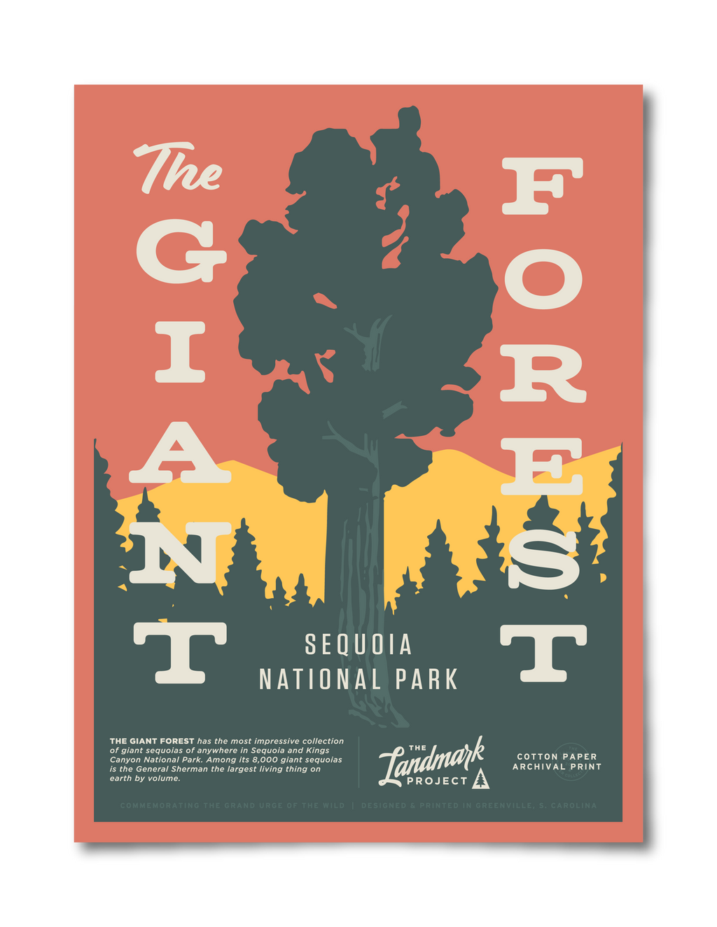 Giant Forest Poster - Adult & Kids T-Shirts, Sweatshirts & Hoodies apparel design preview 1