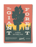 Giant Forest Poster - Adult & Kids T-Shirts, Sweatshirts & Hoodies apparel design preview 1