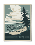 Lake Michigan Poster - Adult & Kids T-Shirts, Sweatshirts & Hoodies apparel design preview 1