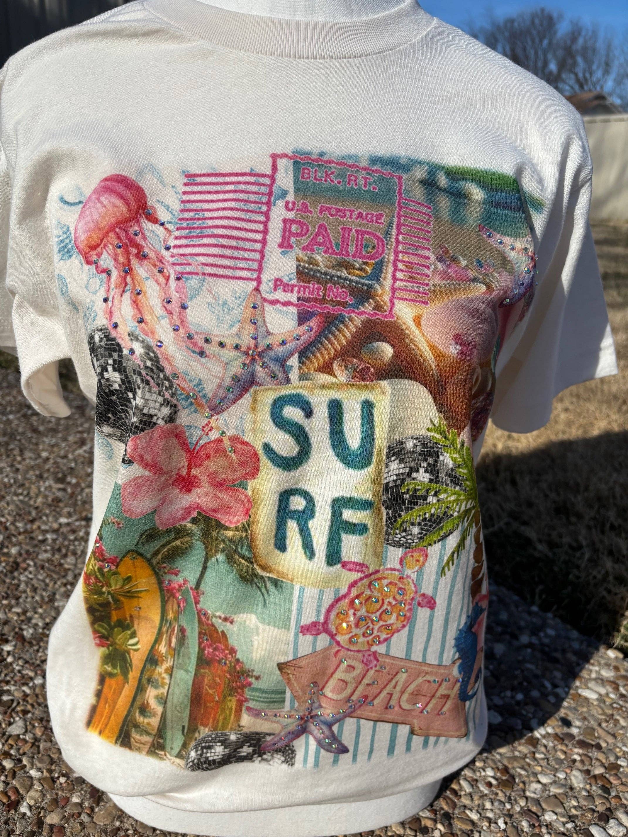 Surf Crystal - Adult & Kids T-Shirts, Sweatshirts & Hoodies apparel design preview 1