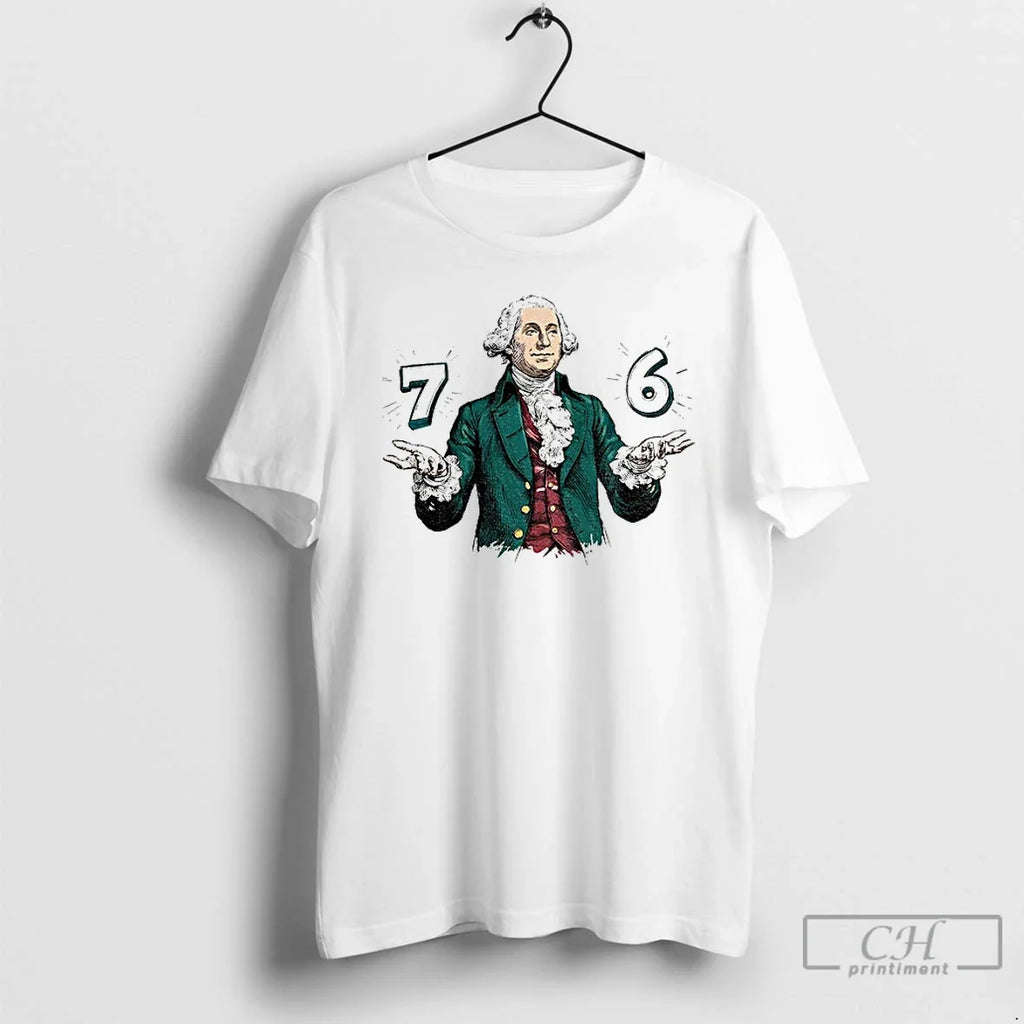 6 7 George Washington - Adult & Kids T-Shirts, Sweatshirts & Hoodies apparel design preview 1