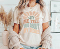 Let Me Tell You About My Jesus Retro Graphic - Adult & Kids T-Shirts, Sweatshirts & Hoodies apparel design preview 1