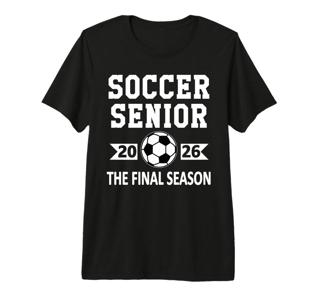 Senior Class 2026 Soccer Senior Night T-Shirt - Custom Art Print Unisex - T-Shirt, Sweatshirt, Hoodie