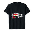 Football Pulse Egypt Flag T-Shirt - Casual Everyday Wear for Adults - T-Shirt, Sweatshirt, Hoodie