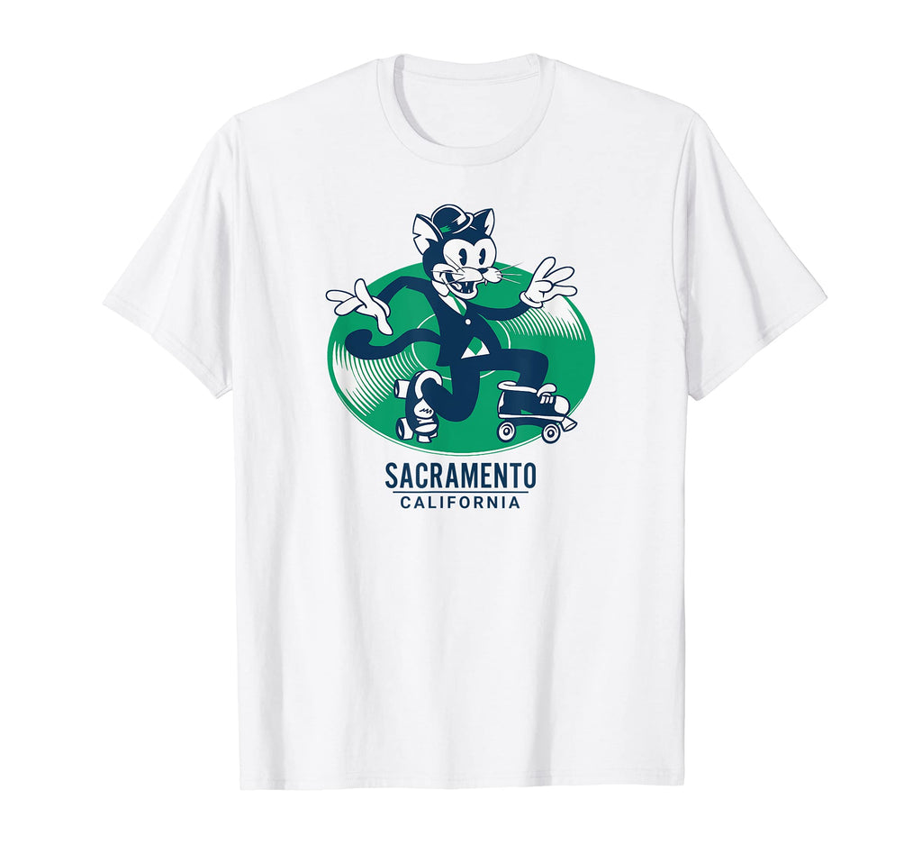 Cat Suit Roller Skating Record Sacramento T-Shirt - Streetwear Style Unisex - T-Shirt, Sweatshirt, Hoodie