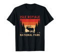 Sunset Moose Isle Royale National Park T-Shirt - Fun Novelty Design Unisex - T-Shirt, Sweatshirt, Hoodie
