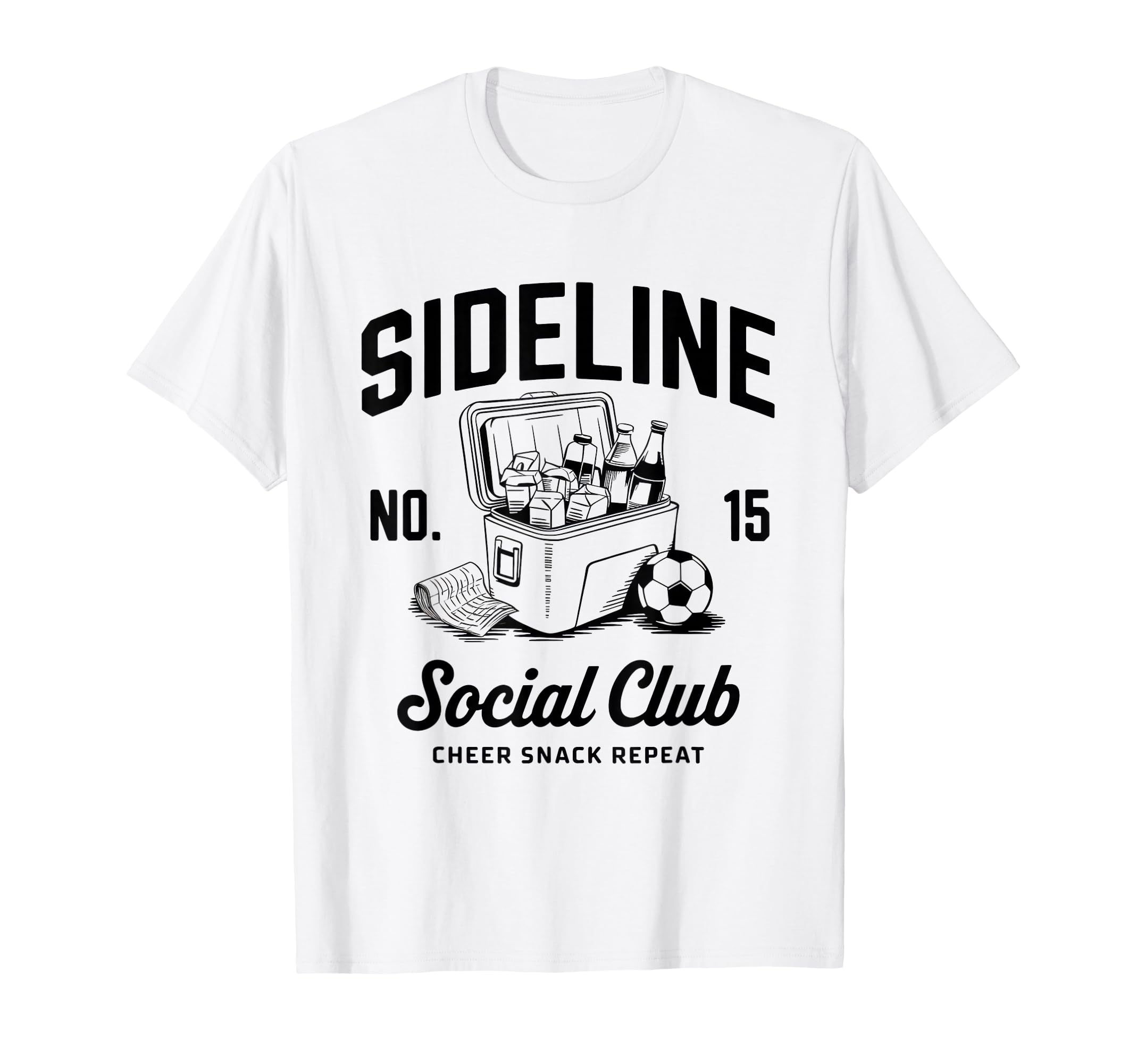 Sideline Social Club Soccer Mom Game T-Shirt - Trendy Graphic for Adults - T-Shirt, Sweatshirt, Hoodie