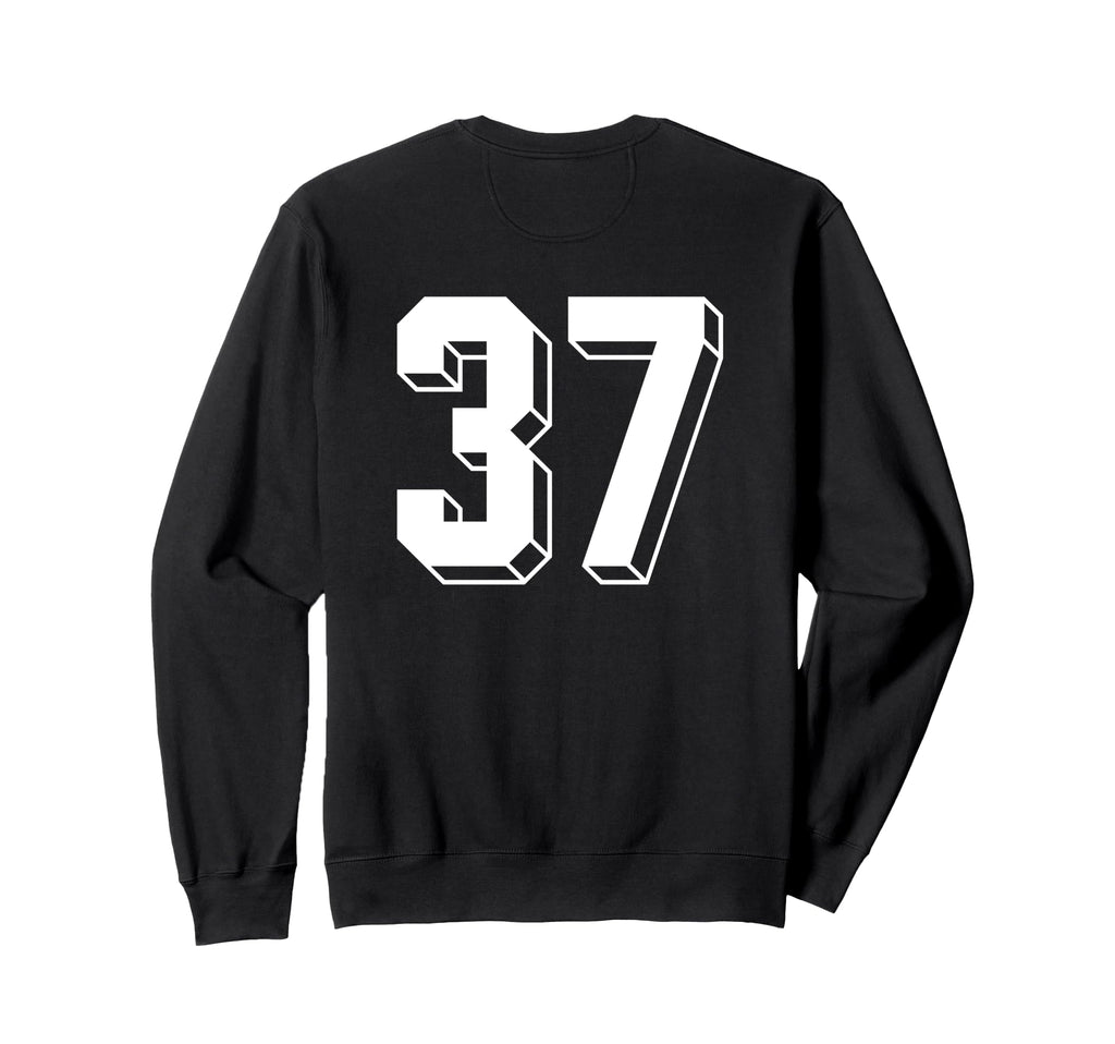 Number 37 Backside 80S 90S Team Sweatshirt - Trendy Graphic Men Women - T-Shirt, Sweatshirt, Hoodie