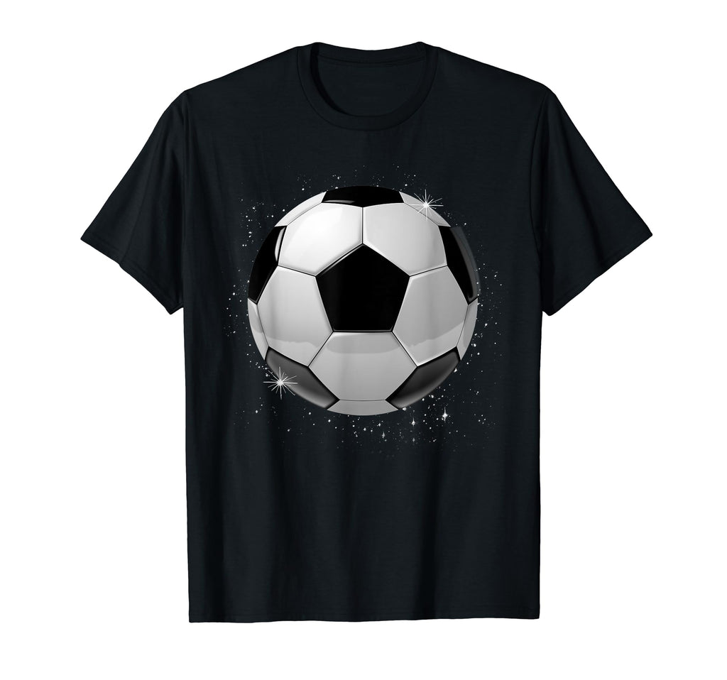 Soccer Football Ball Black And White T-Shirt - Minimalist Print Unisex - T-Shirt, Sweatshirt, Hoodie