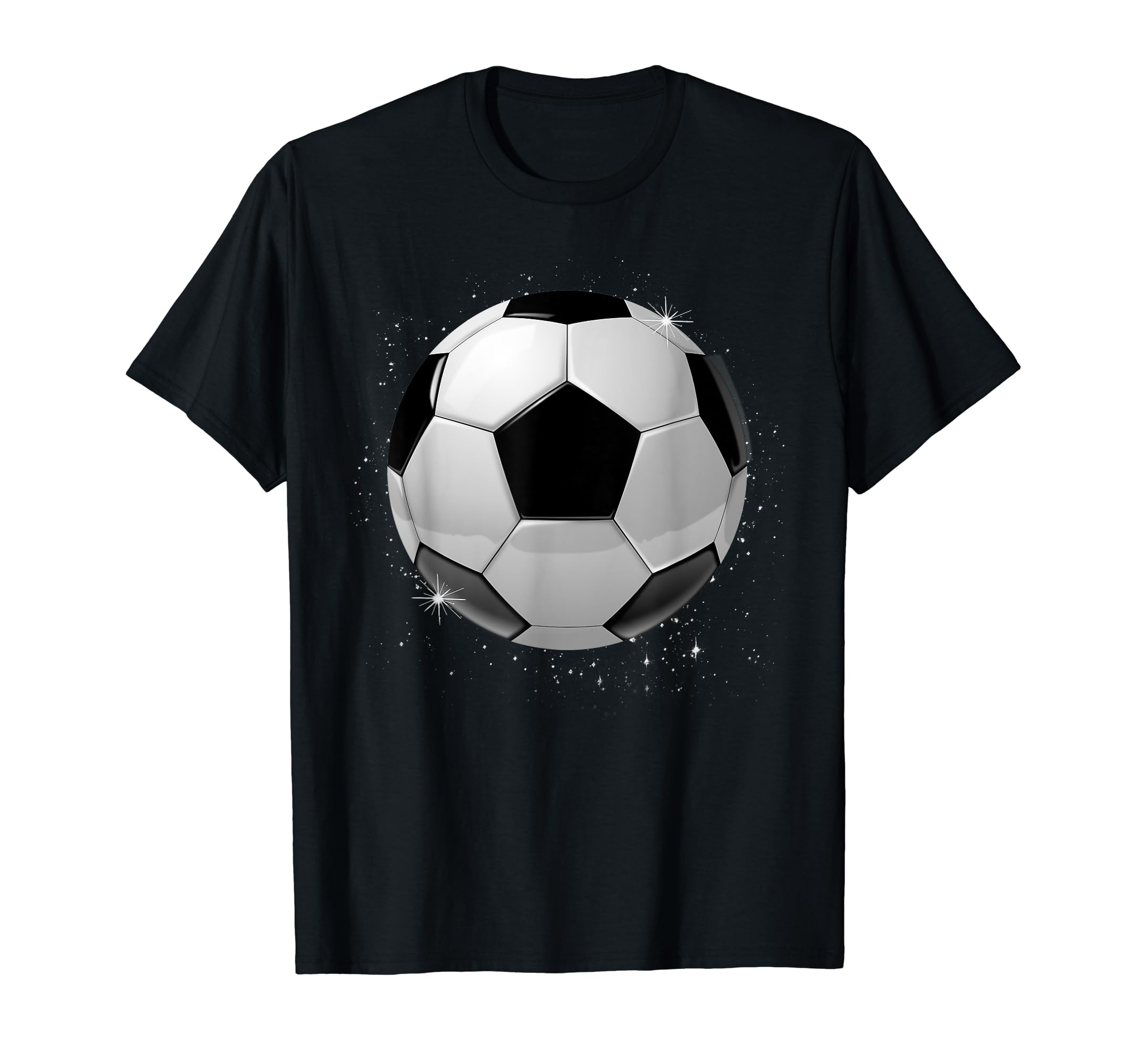 Soccer Football Ball Black And White T-Shirt - Minimalist Print Unisex - T-Shirt, Sweatshirt, Hoodie