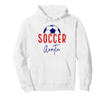 Soccer Auntie Aunt Soccer Ball Hoodie - Aesthetic Graphic for Adults - T-Shirt, Sweatshirt, Hoodie