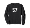 Number 57 80S 90S Soccer Team Jersey Sweatshirt - Custom Art Print Unisex - T-Shirt, Sweatshirt, Hoodie