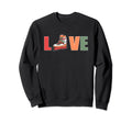 Roller Skating Roller Skate Love Sweatshirt - Unique Graphic for Adults - T-Shirt, Sweatshirt, Hoodie