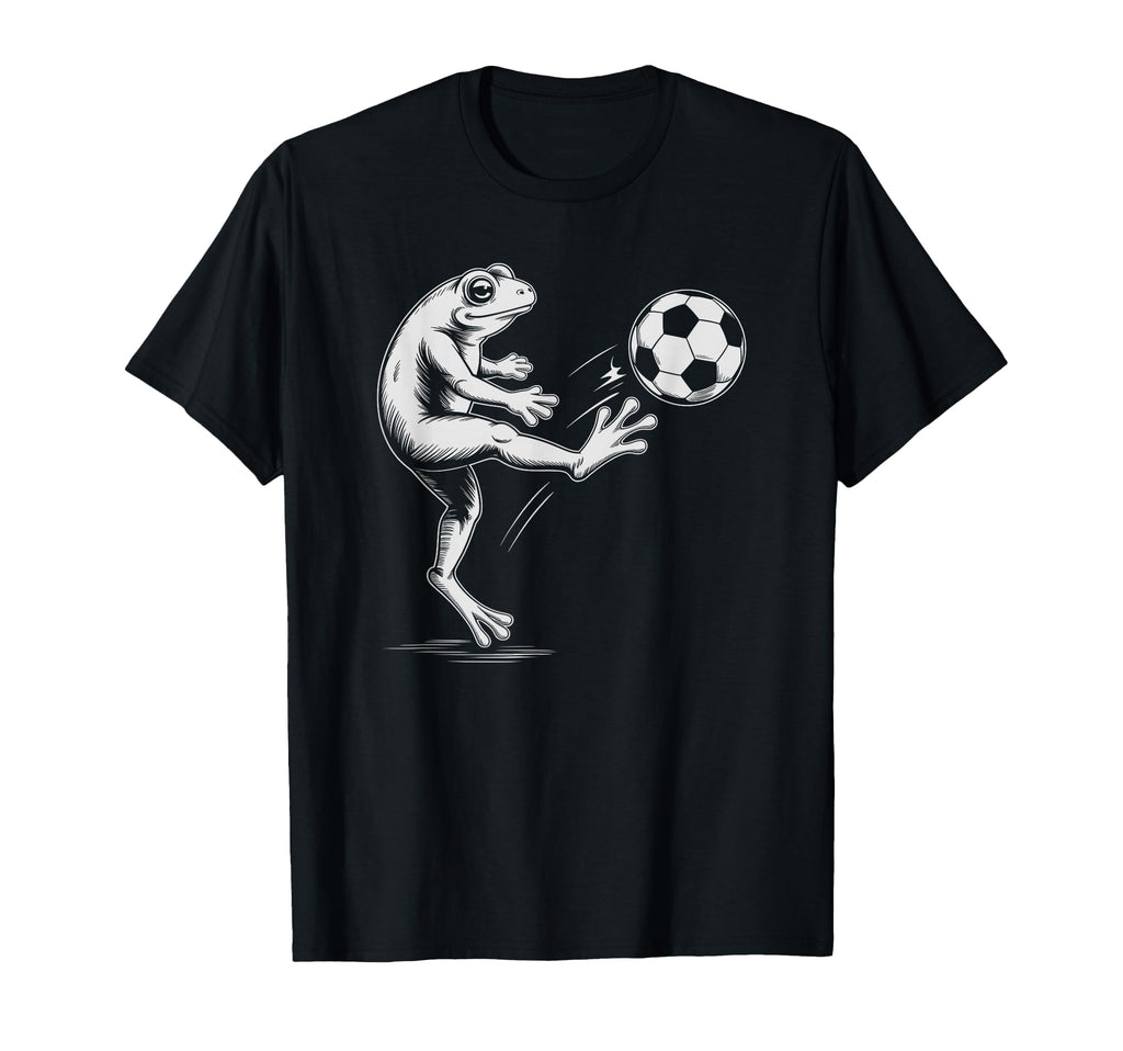 Kawaii Soccer Frog Cleats Play Game T-Shirt - Unique Graphic for Adults - T-Shirt, Sweatshirt, Hoodie