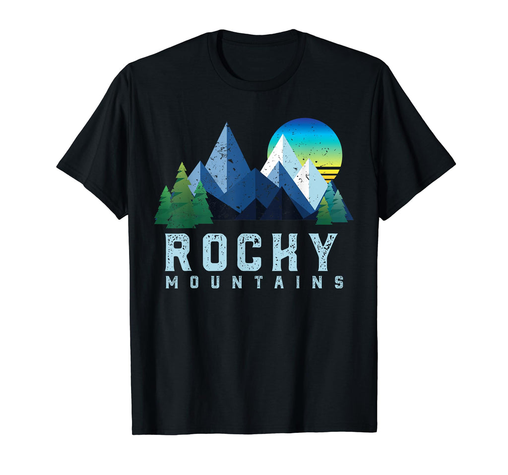 Rocky Mountains National Park Geometric T-Shirt - Graphic Print Unisex - T-Shirt, Sweatshirt, Hoodie