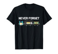 Never Forget Vhs Tape Cassette Floppy T-Shirt - Fun Novelty Design Unisex - T-Shirt, Sweatshirt, Hoodie