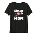 Womens Proud Goalie Mom Tri Blend T-Shirt - Aesthetic Graphic for Adults - T-Shirt, Sweatshirt, Hoodie