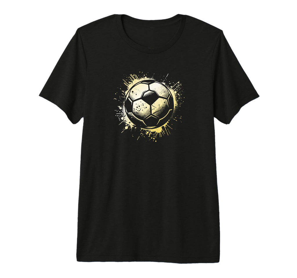 Minimal Soccer Tri Blend T-Shirt - Graphic Print Men Women - T-Shirt, Sweatshirt, Hoodie