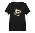 Minimal Soccer Tri Blend T-Shirt - Graphic Print Men Women - T-Shirt, Sweatshirt, Hoodie