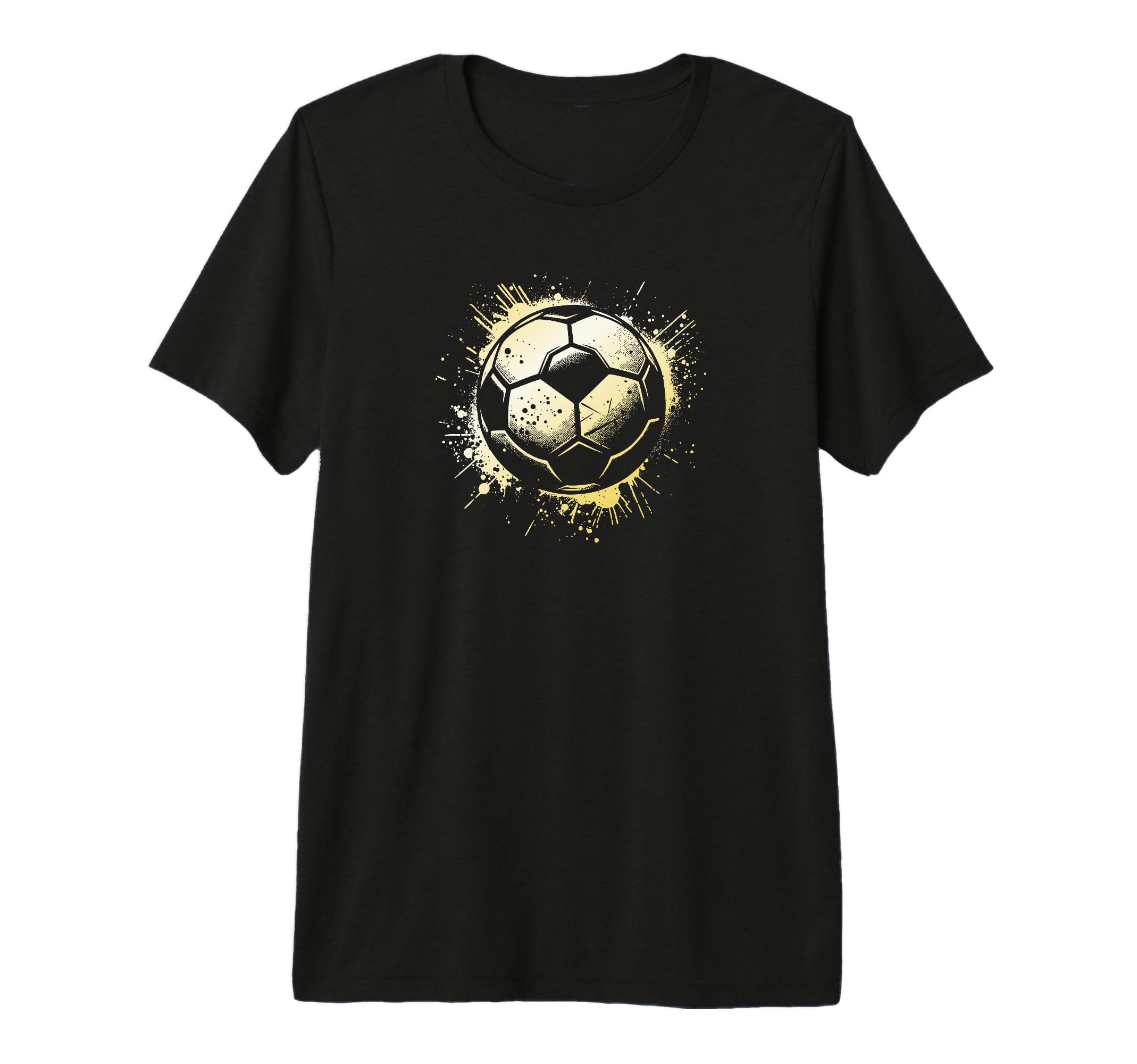 Minimal Soccer Tri Blend T-Shirt - Graphic Print Men Women - T-Shirt, Sweatshirt, Hoodie