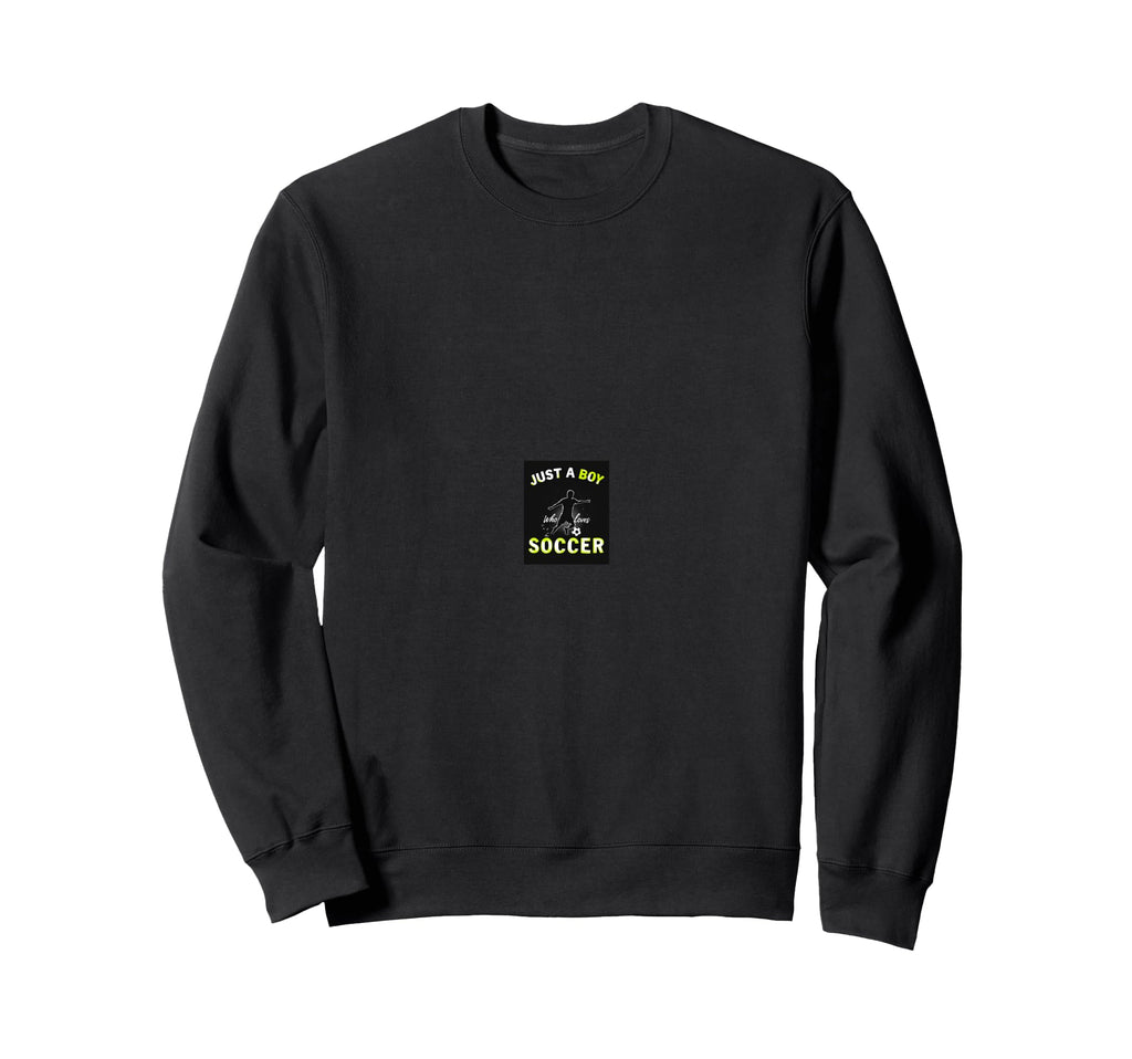 Just Who Loves Soccer Graphics Sweatshirt - Trendy Graphic Unisex - T-Shirt, Sweatshirt, Hoodie