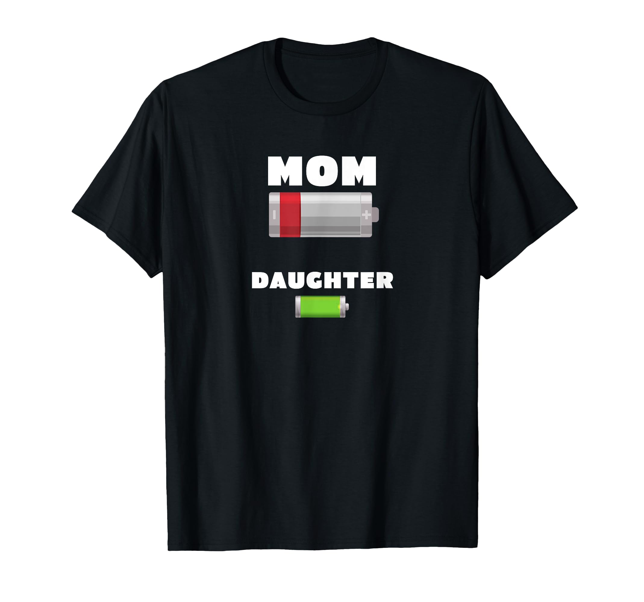 Low Battery Tired Mom Mama Full Energy T-Shirt - Unique Graphic Unisex - T-Shirt, Sweatshirt, Hoodie