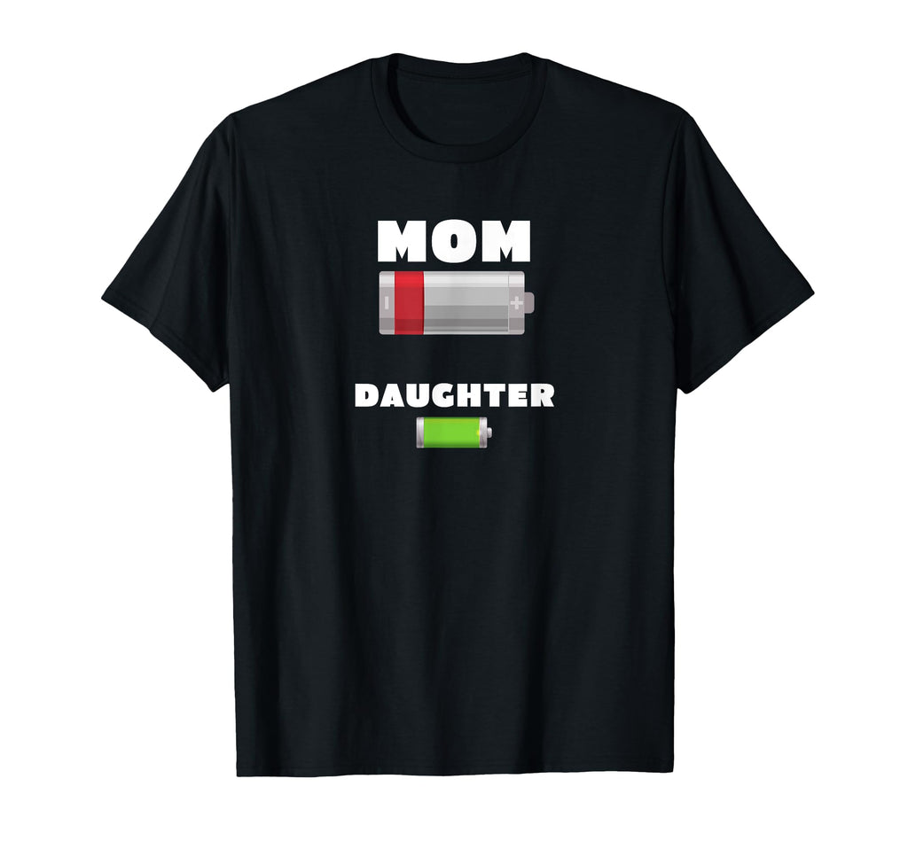 Low Battery Tired Mom Mama Full Energy T-Shirt - Graphic Print Men Women - T-Shirt, Sweatshirt, Hoodie
