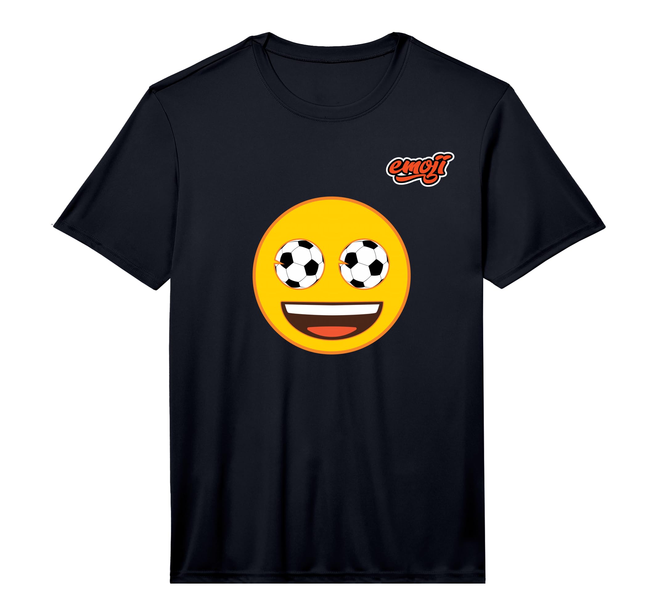 Soccer Eyes Face Flat Performance T-Shirt - Aesthetic Graphic for Adults - T-Shirt, Sweatshirt, Hoodie