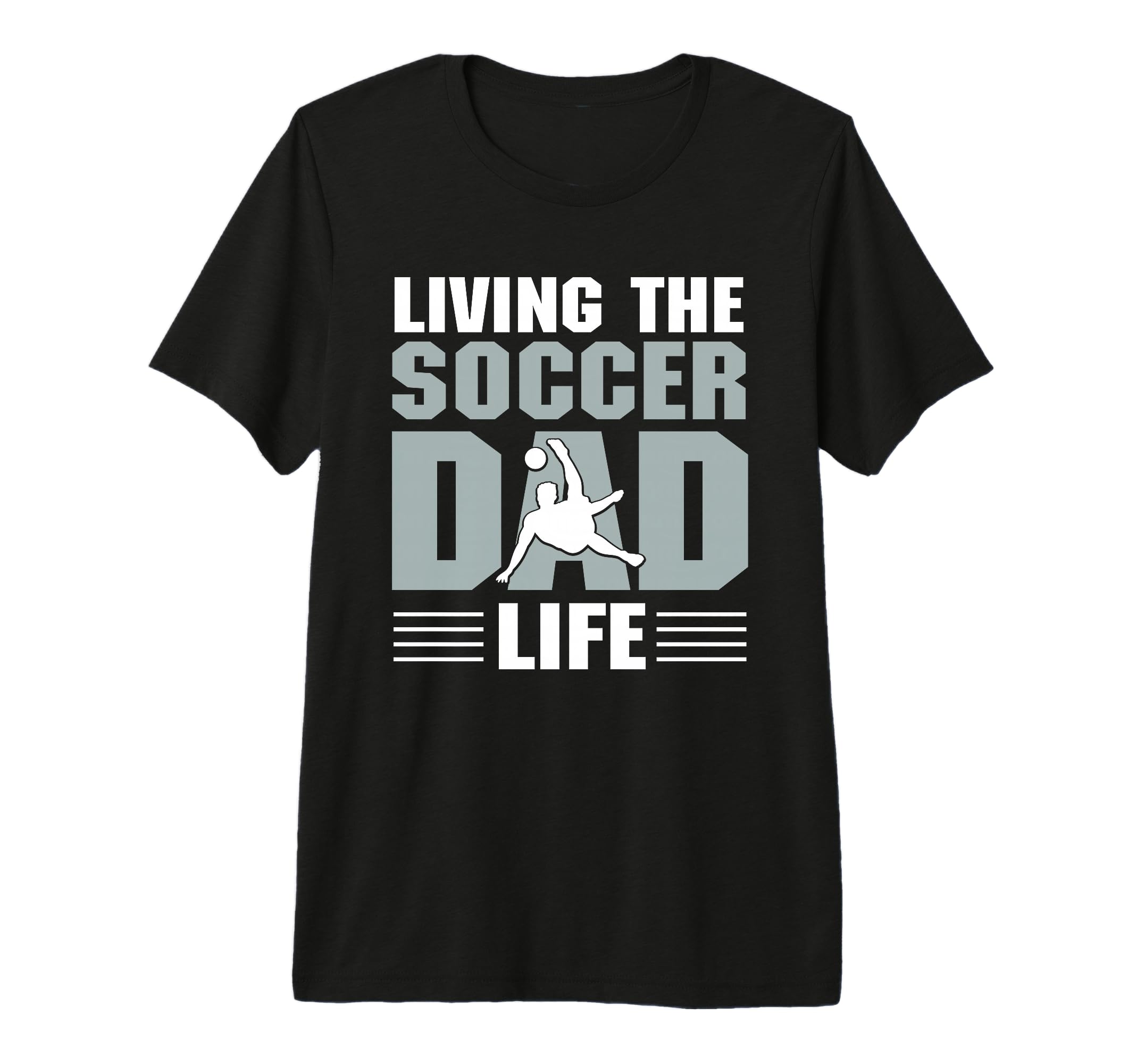 Soccer Dad Fathers Day Tri Blend T-Shirt - Graphic Print for Adults - T-Shirt, Sweatshirt, Hoodie