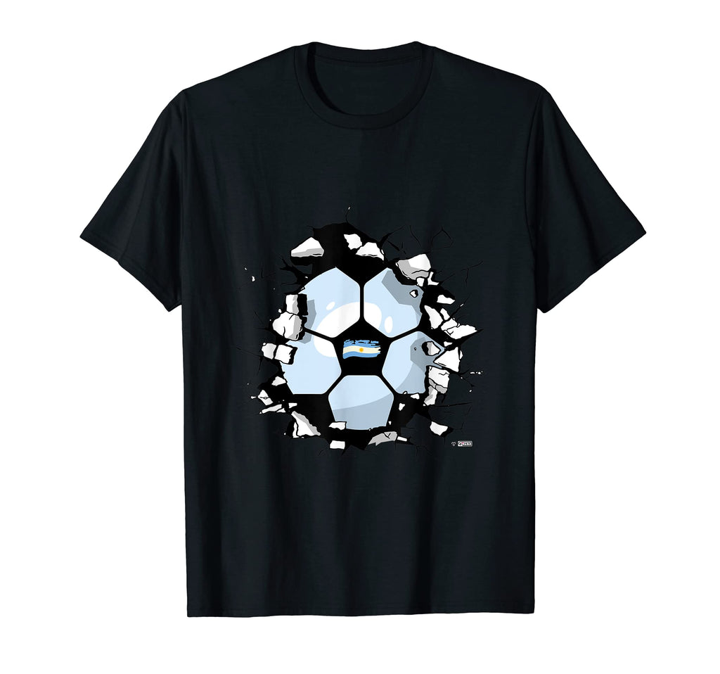 Argentina Football Flag Argentina Soccer T-Shirt - Graphic Print for Adults - T-Shirt, Sweatshirt, Hoodie