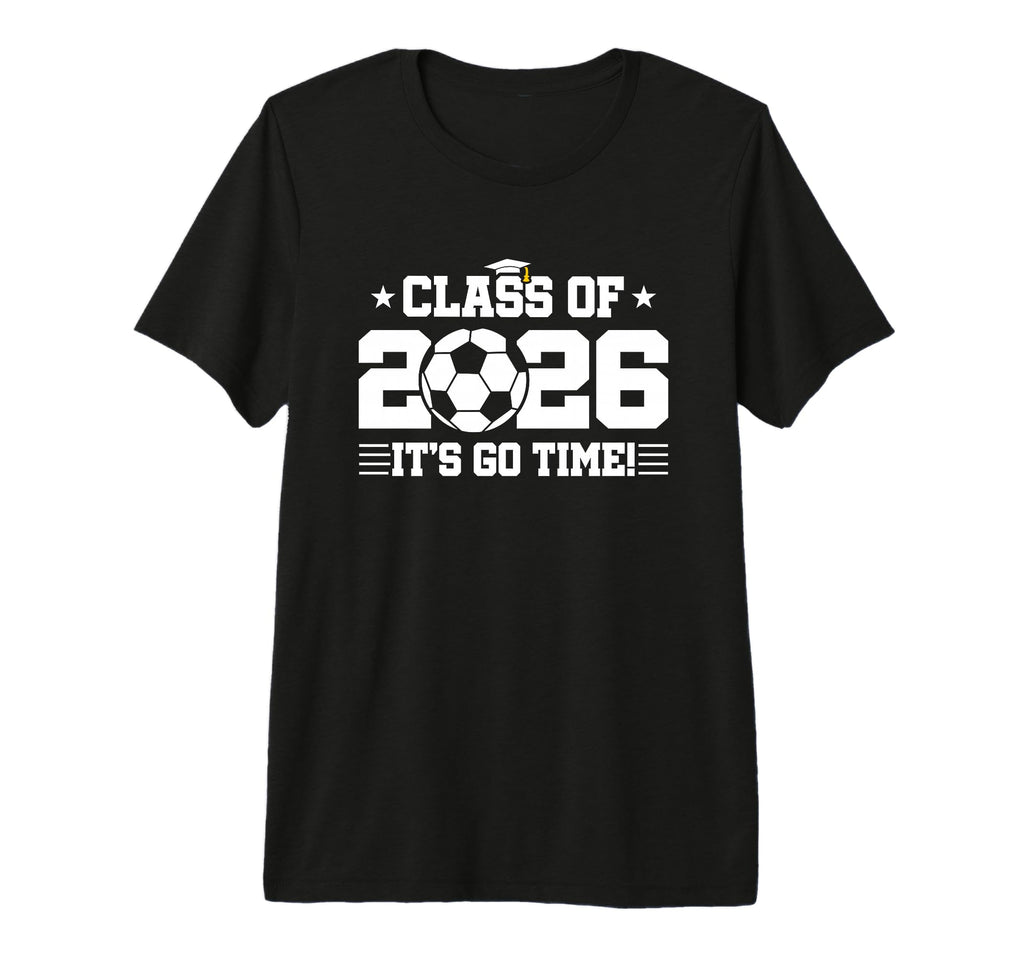 2026 Soccer Team Player 2026 Graduation T-Shirt - Graphic Print Men Women - T-Shirt, Sweatshirt, Hoodie