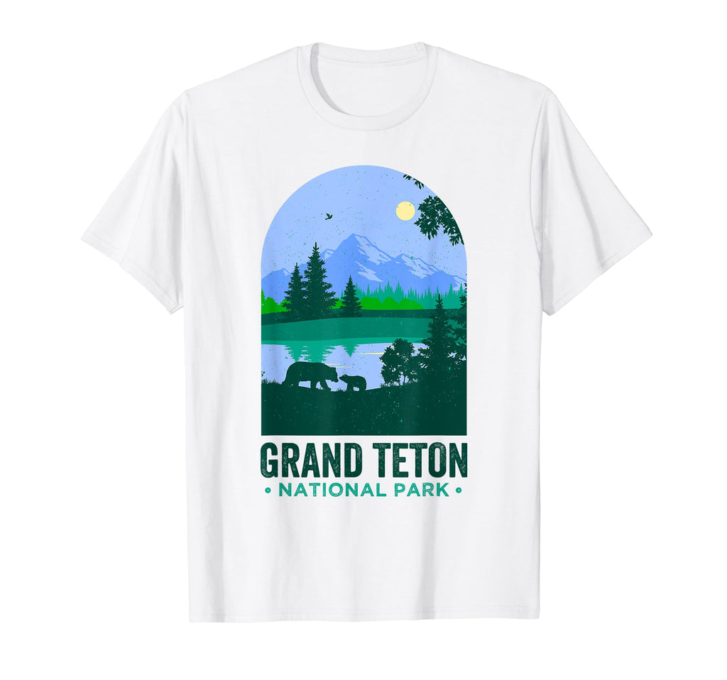 Grand Tetons Bears Grand Teton National T-Shirt - Minimalist Print Unisex - T-Shirt, Sweatshirt, Hoodie