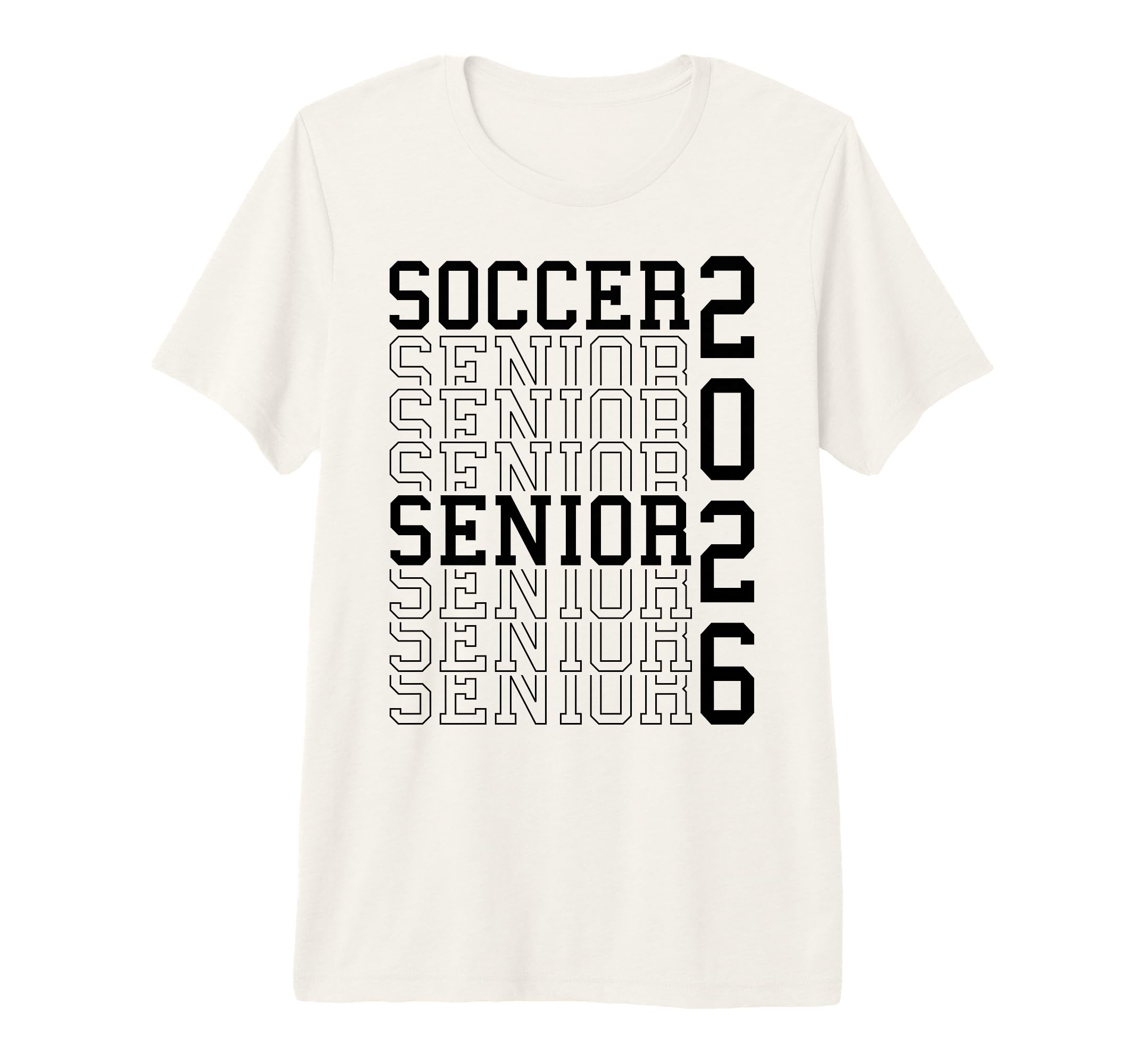 Soccer Senior Night Soccer Senior 2026 T-Shirt - Novelty Apparel Unisex - T-Shirt, Sweatshirt, Hoodie