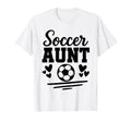 Soccer Aunt Soccer Player Matching Family T-Shirt - Novelty Apparel Unisex - T-Shirt, Sweatshirt, Hoodie