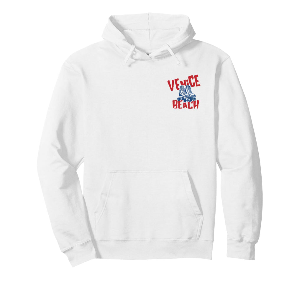 Venice Beach California Roller Skate Hoodie - Aesthetic Graphic for Adults - T-Shirt, Sweatshirt, Hoodie