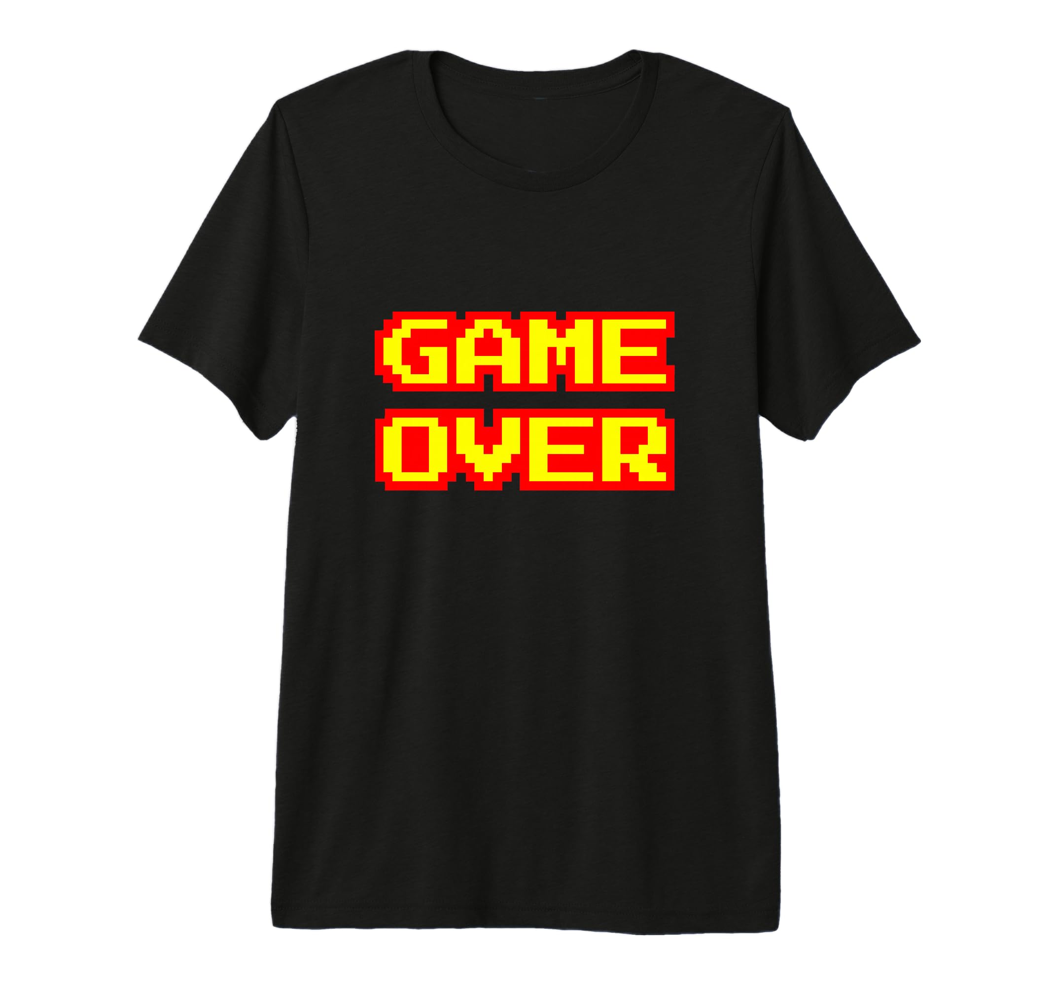 Game Over Arcade Video Games Gaming T-Shirt - Trendy Graphic for Adults - T-Shirt, Sweatshirt, Hoodie