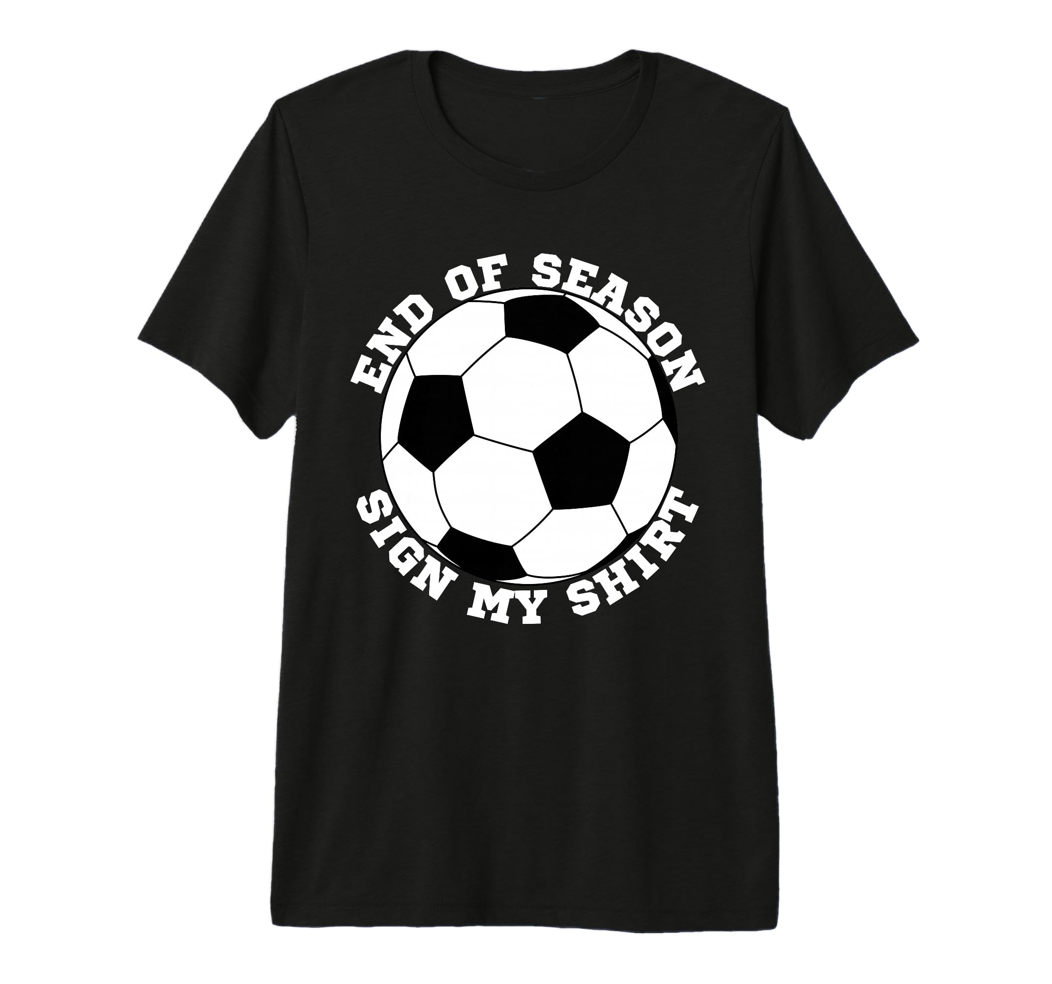 Soccer Team End Season Autograph Tri Blend T-Shirt - Novelty Apparel Unisex - T-Shirt, Sweatshirt, Hoodie