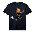 Soccer Skeleton Halloween Soccer T-Shirt - Aesthetic Graphic Men Women - T-Shirt, Sweatshirt, Hoodie