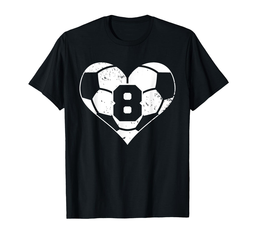 Soccer Number 8 Jersey Funny Soccer T-Shirt - Fun Novelty Design Unisex - T-Shirt, Sweatshirt, Hoodie