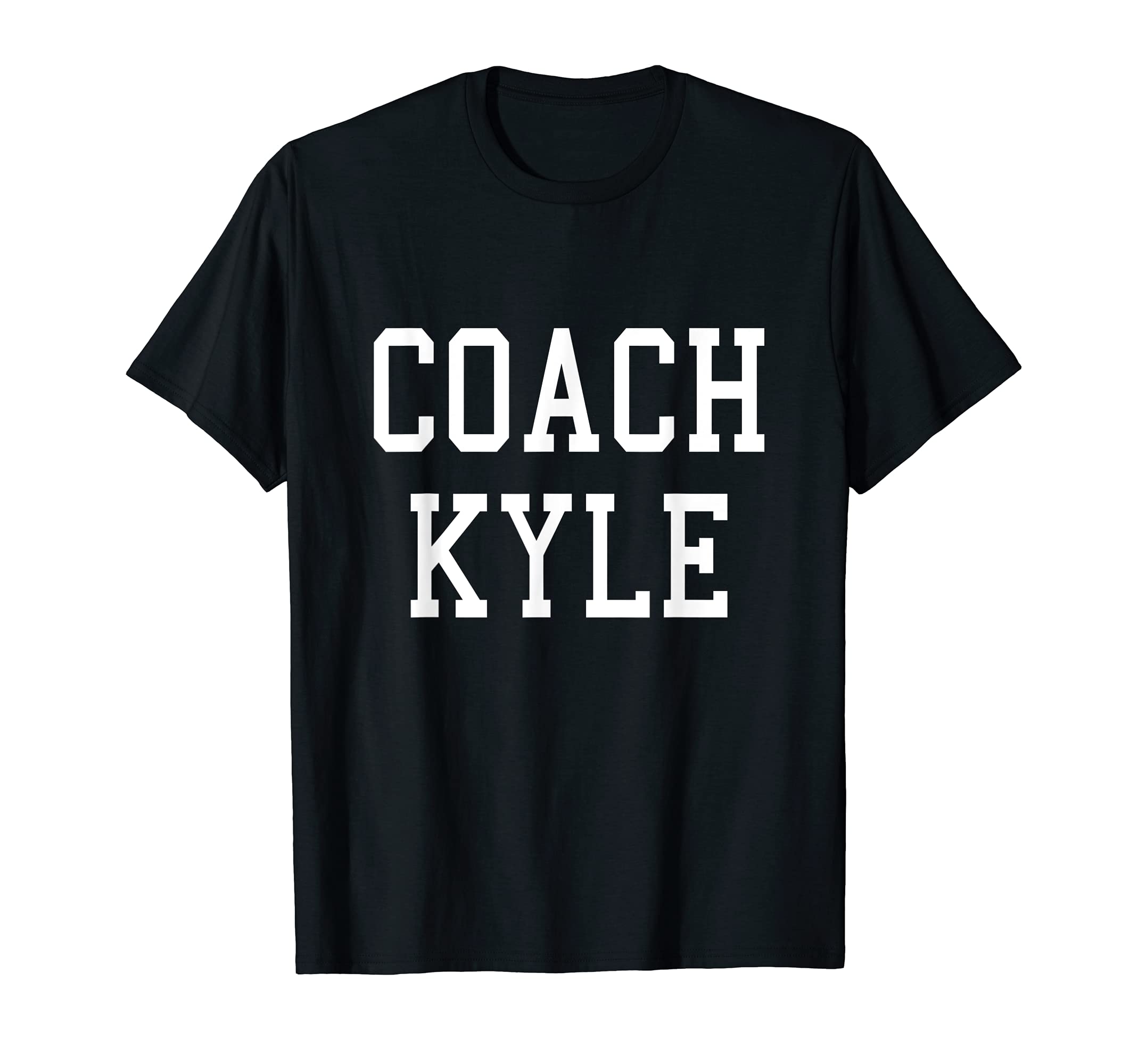 Coach Kyle Custom Football Soccer T-Shirt - Minimalist Print Men Women - T-Shirt, Sweatshirt, Hoodie