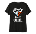 Ball Heart Soccer Volleyball T-Shirt - Casual Everyday Wear Men Women - T-Shirt, Sweatshirt, Hoodie