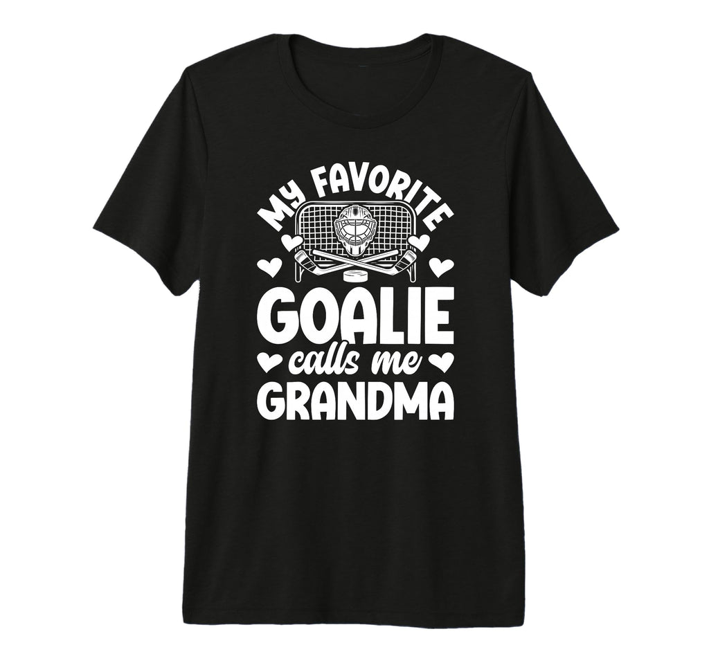 Proud Ice Hockey Goalie Grandma T-Shirt - Minimalist Print for Adults - T-Shirt, Sweatshirt, Hoodie
