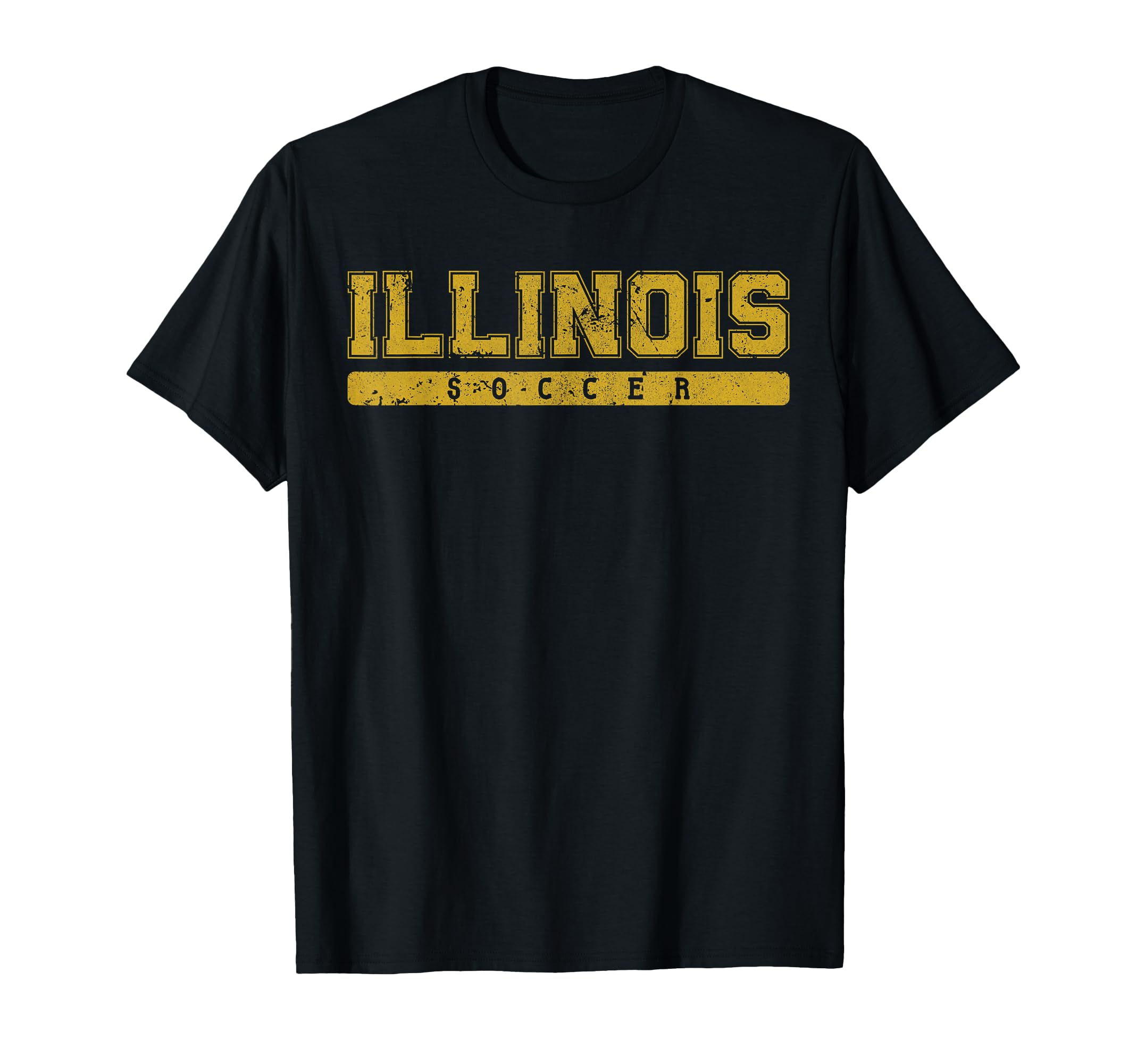 Illinois Soccer Tees Tanks Tops T-Shirt - Aesthetic Graphic for Adults - T-Shirt, Sweatshirt, Hoodie