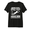 Behind Every Great Save Is Mom T-Shirt - Minimalist Print for Adults - T-Shirt, Sweatshirt, Hoodie