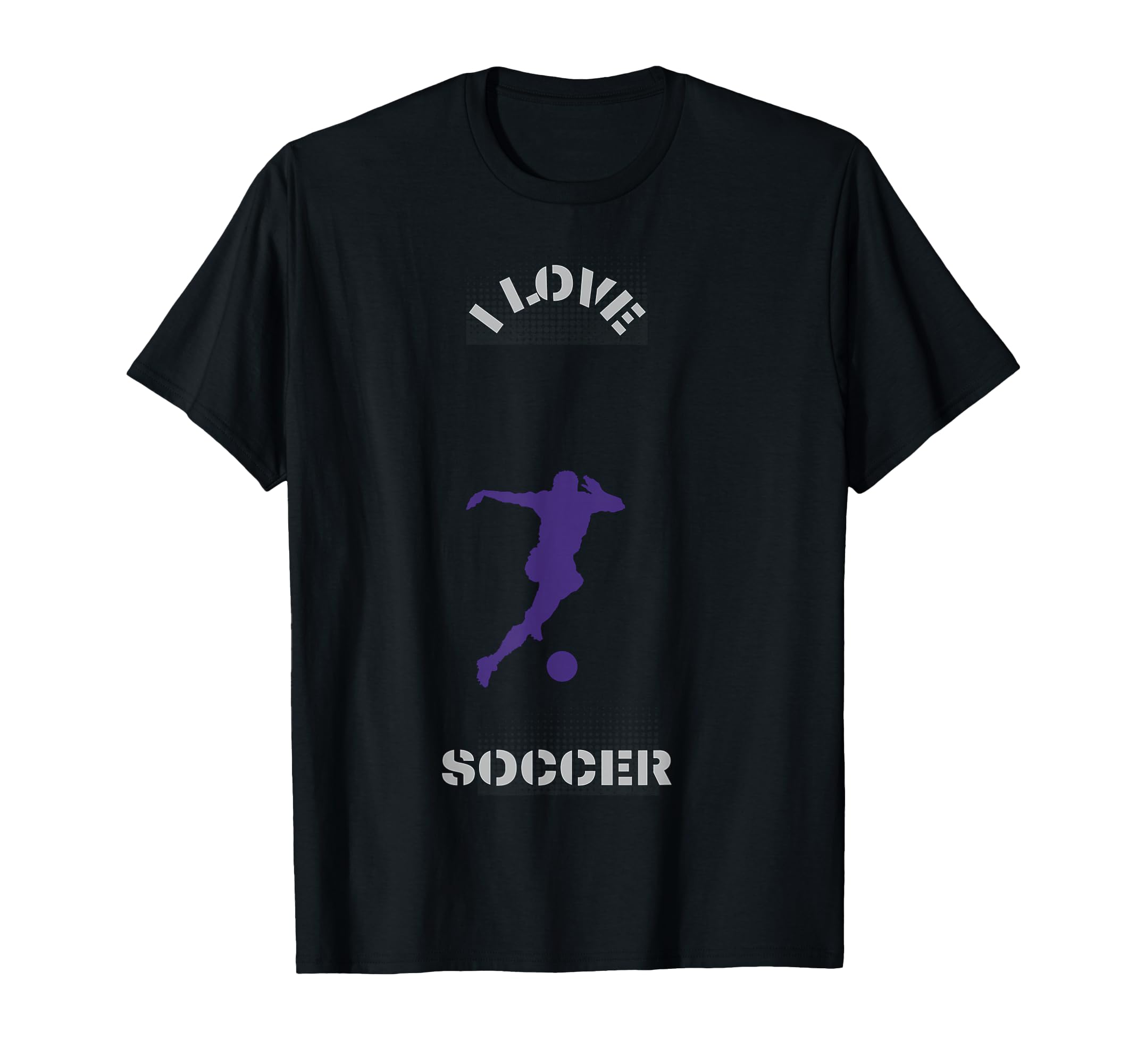 I Love Soccer Training Sport Lifestyle T-Shirt - Minimalist Print Men Women - T-Shirt, Sweatshirt, Hoodie