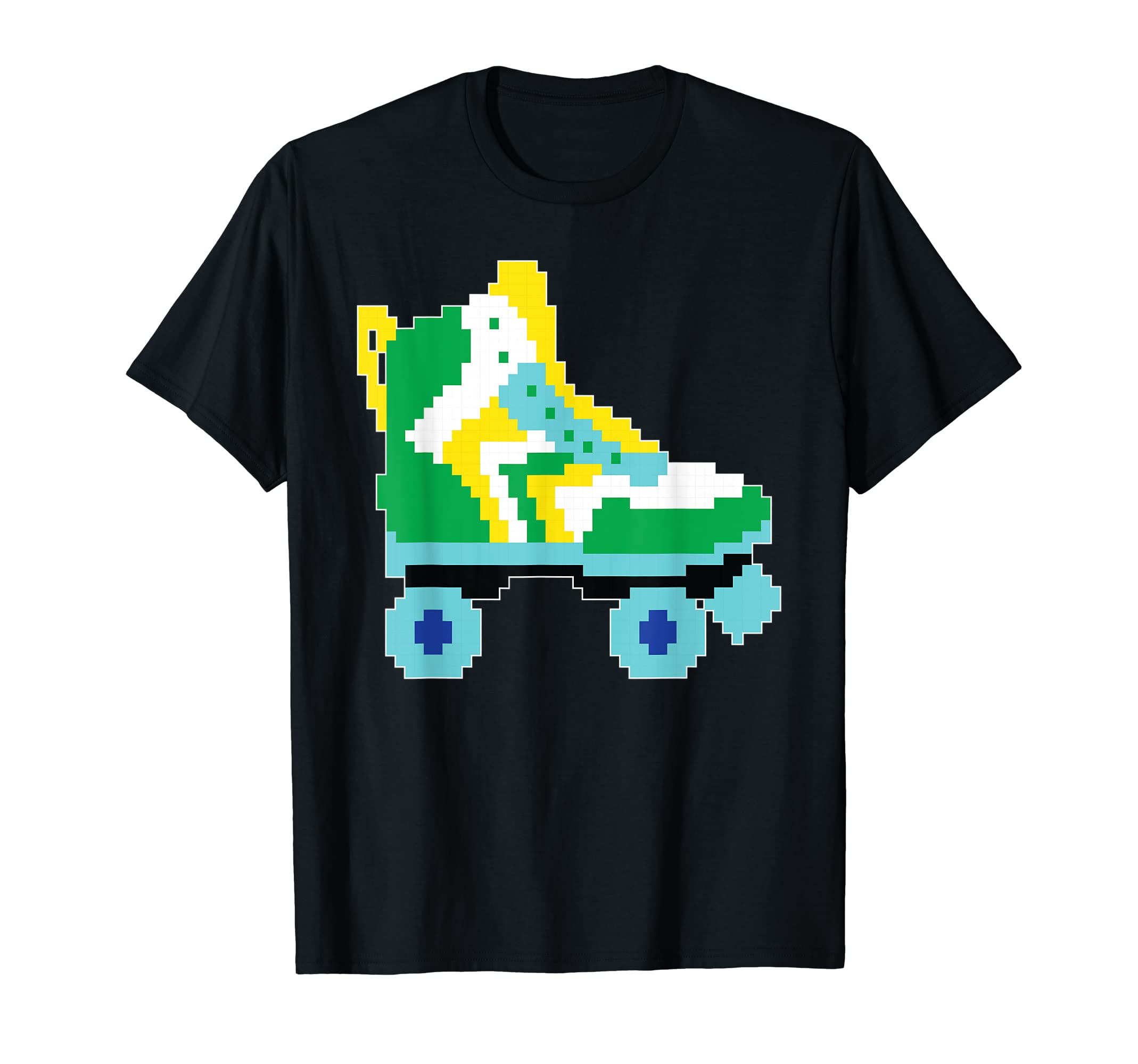 Pixel Roller Skate Skating Gamer Gift T-Shirt - Minimalist Print Unisex - T-Shirt, Sweatshirt, Hoodie