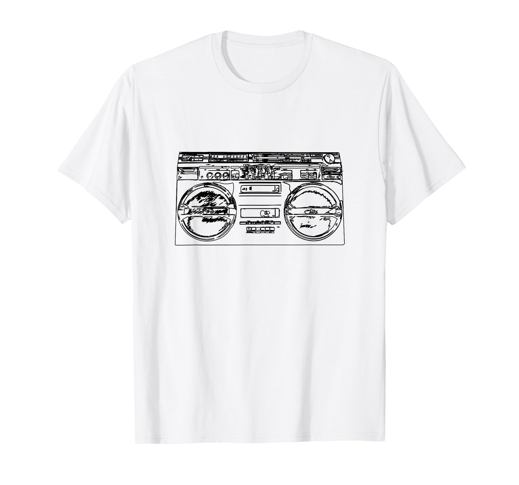 Old School Rap Boombox 80S Hip Hop T-Shirt - Streetwear Style for Adults - T-Shirt, Sweatshirt, Hoodie