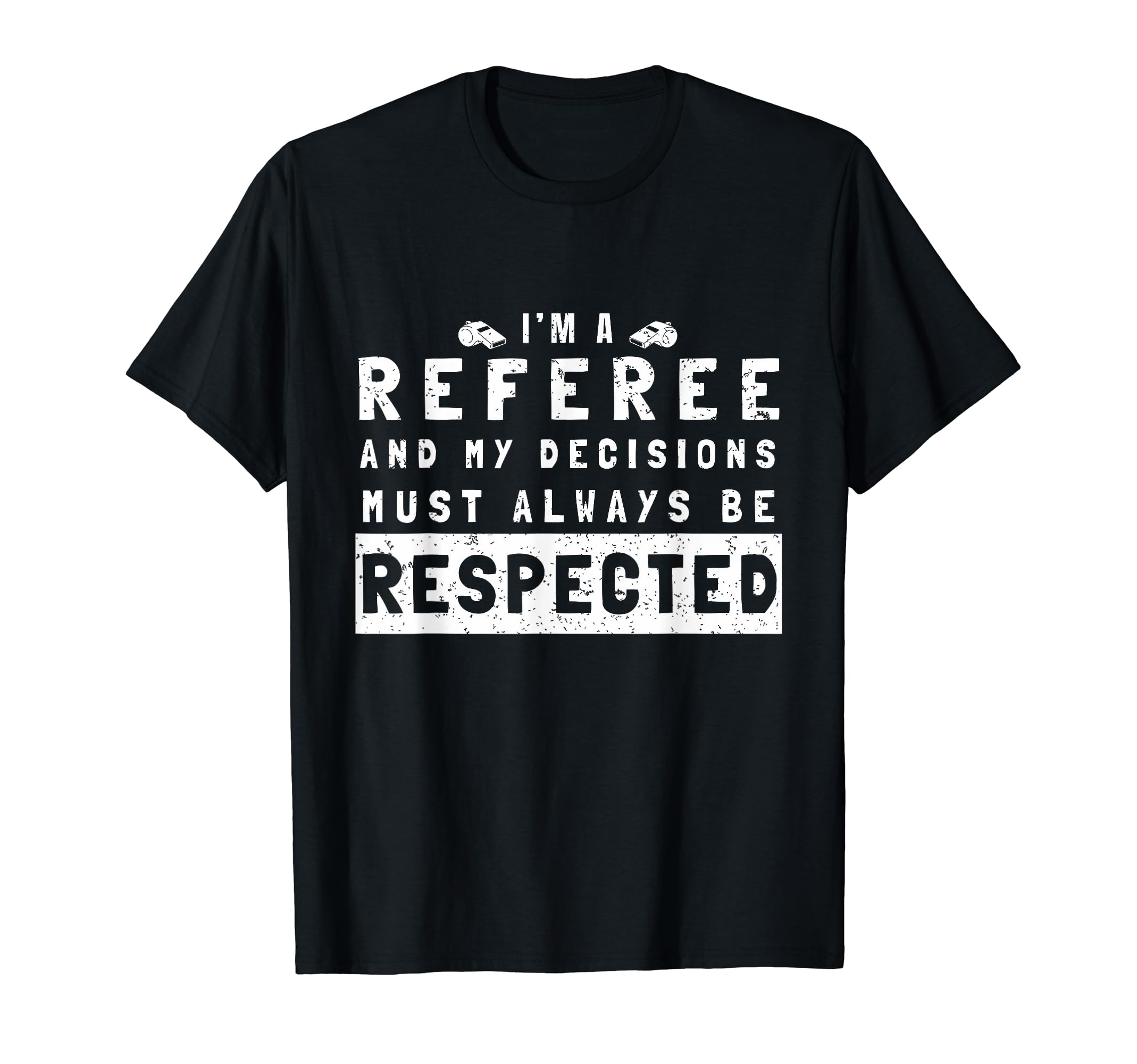 Strict Referee Soccer Tournament T-Shirt - Custom Art Print for Adults - T-Shirt, Sweatshirt, Hoodie