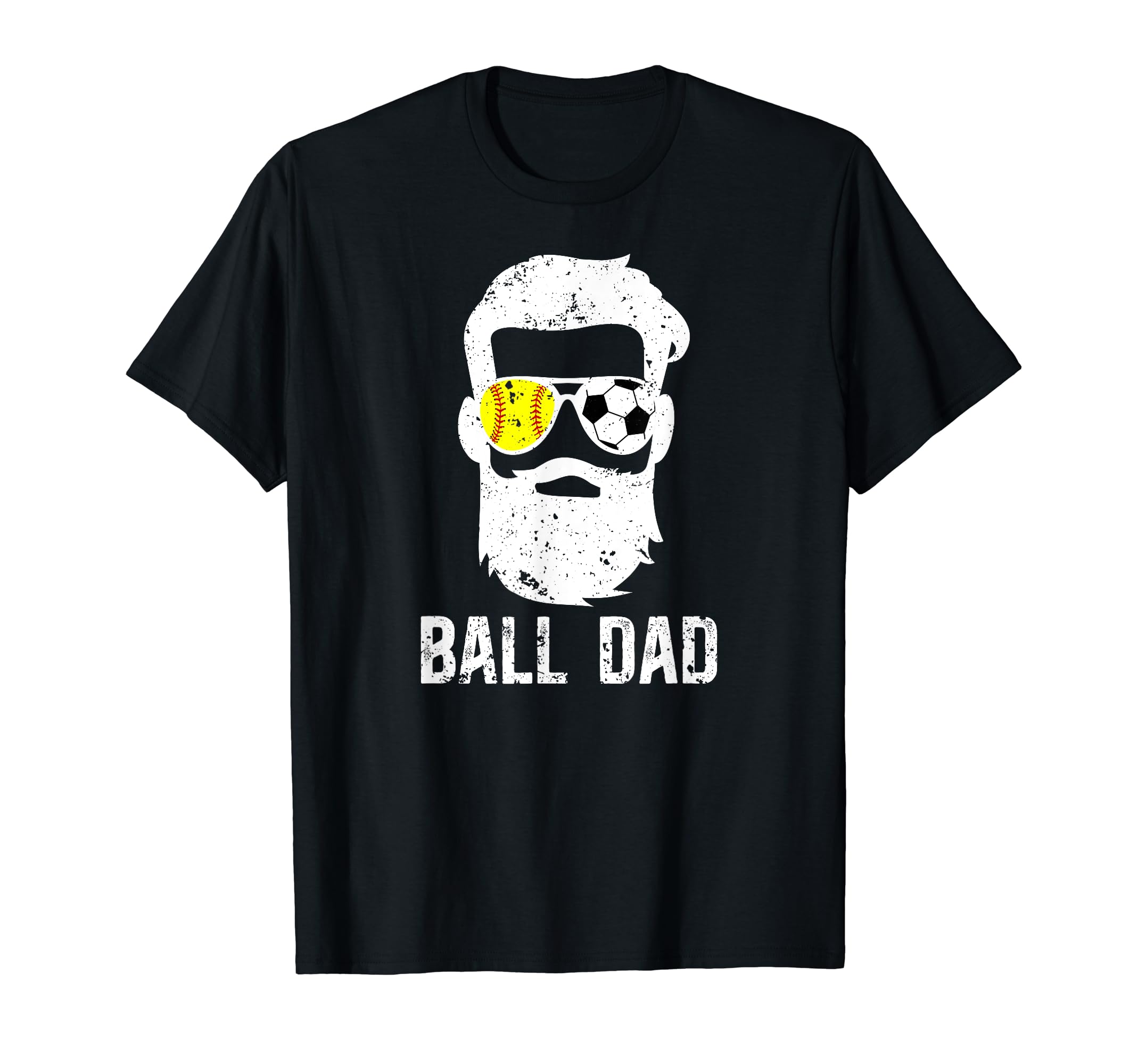 Ball Dad Soccer Softball Dad Ballers T-Shirt - Custom Art Print Unisex - T-Shirt, Sweatshirt, Hoodie