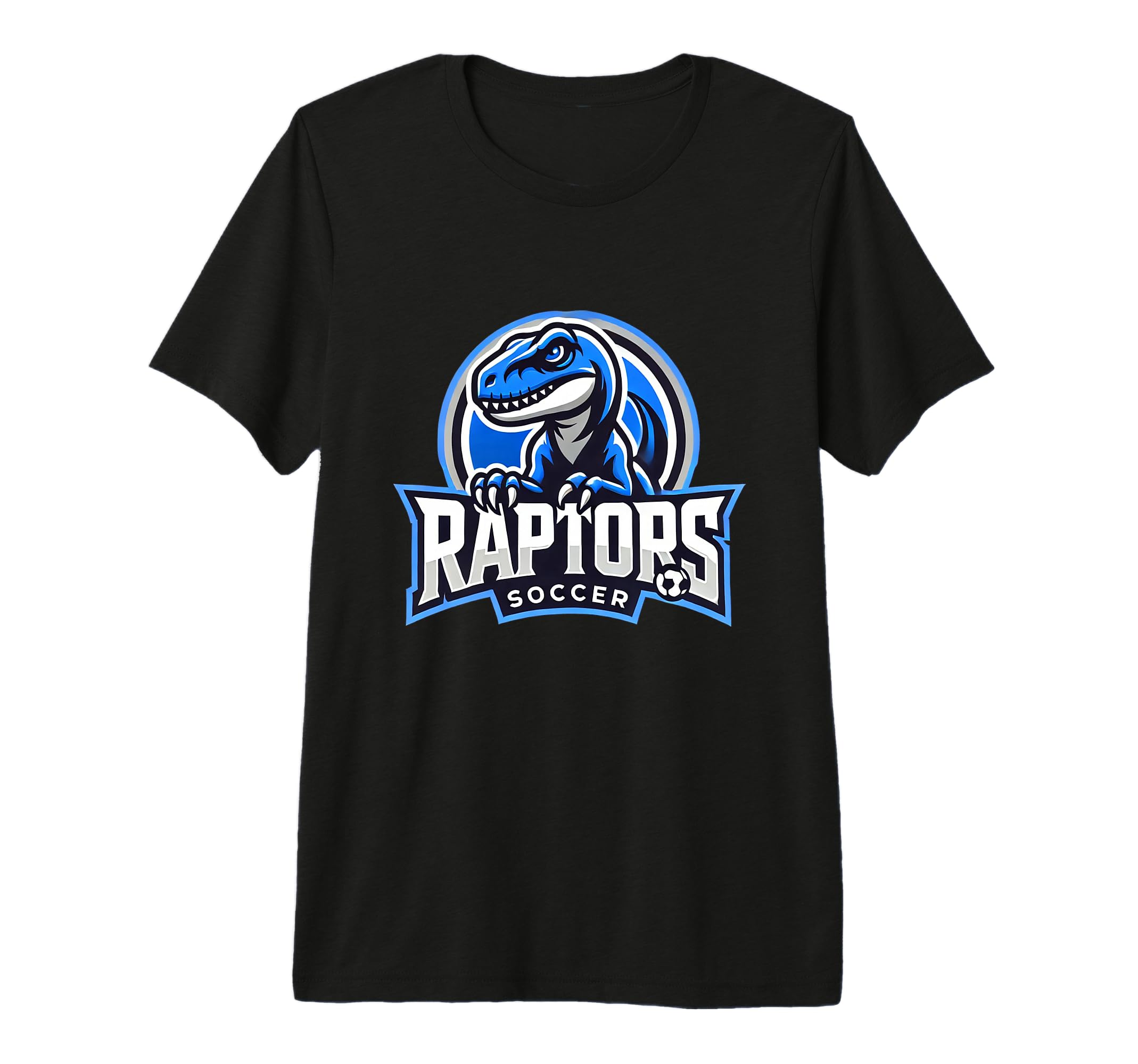 Raptors Soccer Team Coaches Tri Blend T-Shirt - Custom Art Print for Adults - T-Shirt, Sweatshirt, Hoodie